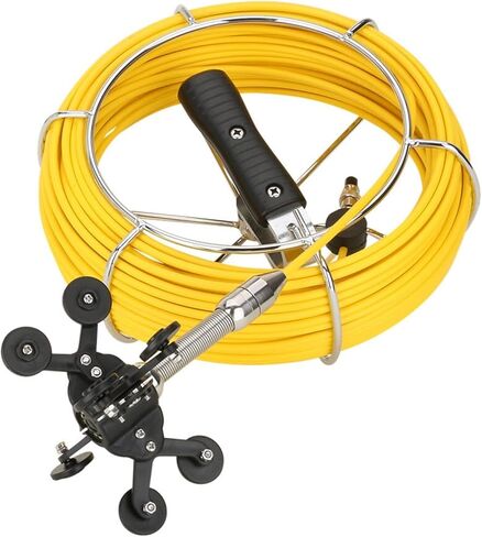 Industrial Endoscope 9" Monitor 20/50M Pipe Inspection Video Camera,IP68 HD 1000TVL Drain Sewer Pipeline Industrial Endoscope System with 12PCS LED in Saudi Arabia