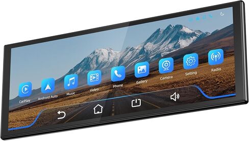 INNOVV V2 10.3 بوصة Carplay & Android، شاشة لمس IPS 1920 * 720 IPS للسيارة، وصلة مرآة، تسجيل حلقة، GPS، Siri مع حامل سحري قابل للتعديل in Kuwait