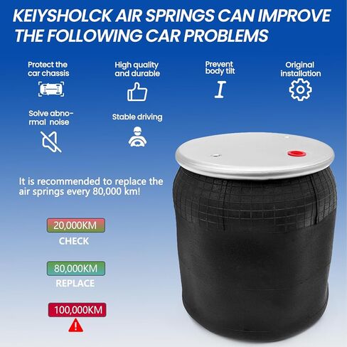 Air Spring Bag Compatible with Freightliner Trucks OEM Number Replace Firestone W01-358-8864 1T15M-9, Peterbilt C81-1013 03-08716 in Saudi Arabia
