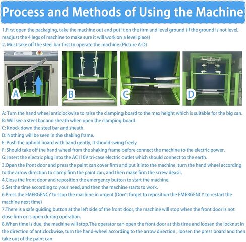 خلاط طلاء بمنصة خلط الطلاء، خلاط طلاء لاصق 110 فولت، علبة زيت معجون مستحلب مع مؤقت، قفل أمان، نطاق خلط 0.5-20 لتر لمختبر السيارات والإصلاح in Kuwait