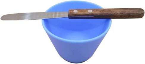 2PCS Flexible Rubber Mixing Bowl +2 Spatulas PVC Rubber Mixing Bowl for Alginate and Plaster Materials in Kuwait