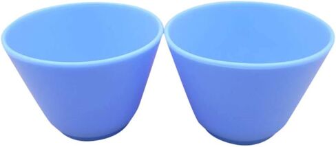 2PCS Flexible Rubber Mixing Bowl +2 Spatulas PVC Rubber Mixing Bowl for Alginate and Plaster Materials in Kuwait