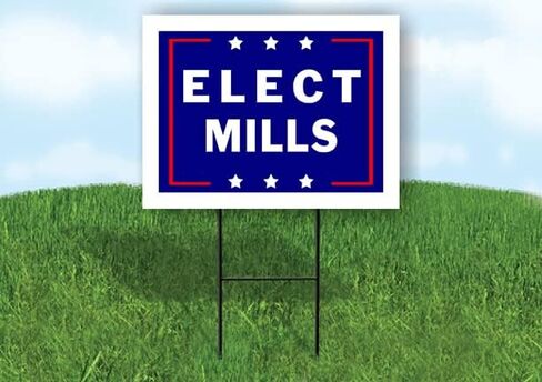 ELECT MILLS - Single Sided Yard Sign Road Sign with Stand - Driveway Signs for Street, Lawn, Block, House, Real Estate - Yard Signs, Custom Sign, Personalized Signage - 18" x 24" in Saudi Arabia