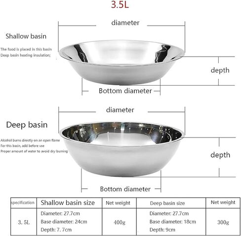 أطباق تسخين البوفيه من الفولاذ المقاوم للصدأ - خوادم وسخانات البوفيه. مجموعة بوفيه هوت بوت، وعاء بوفيه ساخن من الفولاذ المقاوم للصدأ مع غطاء زجاجي لتدفئة الطعام (أ) in Kuwait