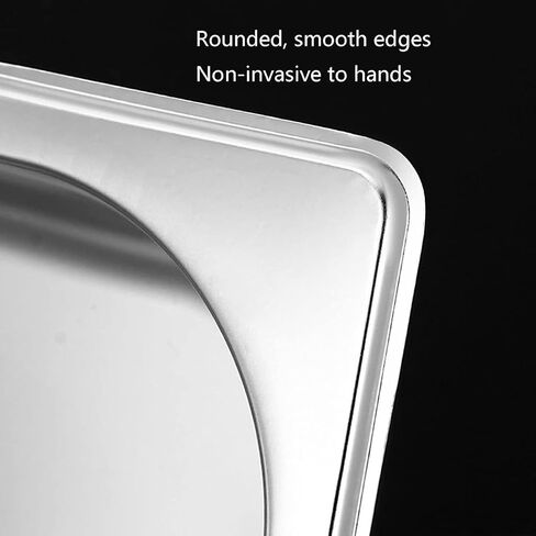 طبق ساخن للبوفيه من الفولاذ المقاوم للصدأ - يحتوي على صينية تسخين من الفولاذ المقاوم للصدأ، مجموعة بوفيه وعاء ساخن، سخان طعام مع غطاء من الفولاذ الصلب وحامل لتقديم الطعام في حفلات الزفاف (ثلاثي/ج) in Kuwait