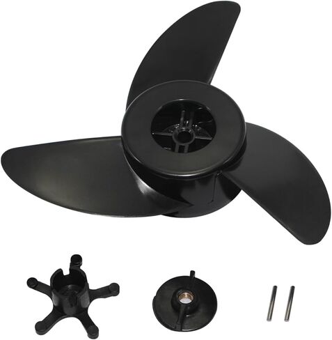 3-Blade Trolling Motor Propeller 3.5" Hub Replacement for MotorGuide Machete III, R3 55lb, W55, Xi5 36V, 75 Wireless – Shallow-Water Replacement Drill Power Prop MGA089B in Kuwait