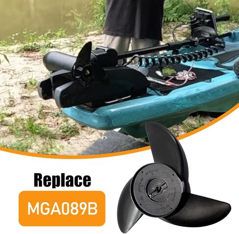 3-Blade Trolling Motor Propeller 3.5" Hub Replacement for MotorGuide Machete III, R3 55lb, W55, Xi5 36V, 75 Wireless – Shallow-Water Replacement Drill Power Prop MGA089B in Kuwait