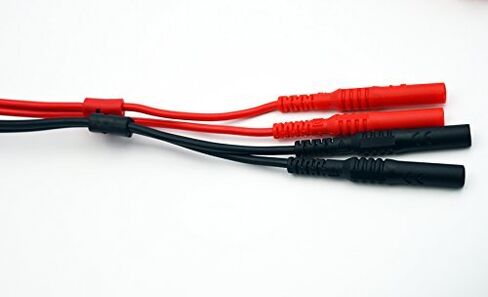 UT-L46 Four 4 Wire Test Leads Dual Needle Probe use for Ohm Meter UT620A UT620B,Length 59 in (1.5M) in Kuwait