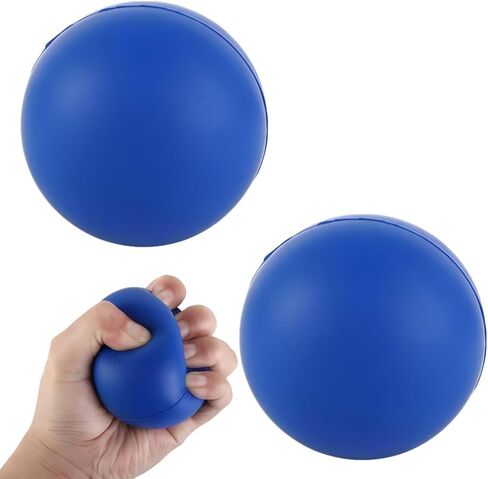 2Pcs Hand Exercise Grip Ball, Blue Finger Strengthener, Wrist and Hand Training Tool for Sports and Fitness in Saudi Arabia