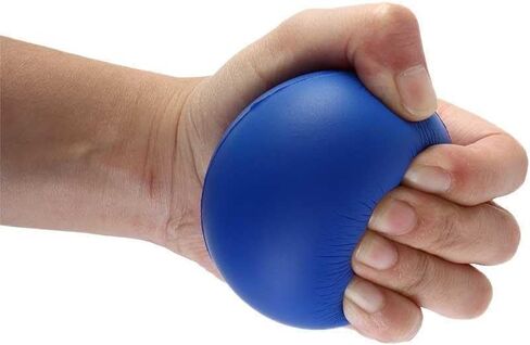 2Pcs Hand Exercise Grip Ball, Blue Finger Strengthener, Wrist and Hand Training Tool for Sports and Fitness in Saudi Arabia