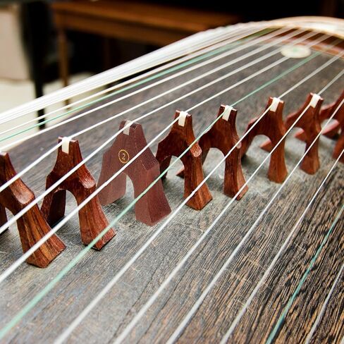 مجموعة دعم جسر Guzheng الخشبي من Toyvian 1-21 وتر Guzheng استبدال أجزاء ملحقات إصلاح الآلات الموسيقية التقليدية in Kuwait