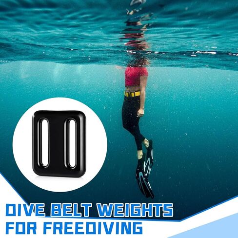 Konohan 2 Pack Dive Weights Scuba Diving Weight Belt 1lb/ 0.5kg Vinyl-Coated Lead Dive Free Rig Weights for Freediving, Spearfishing & Scuba Diving Accessories in Saudi Arabia