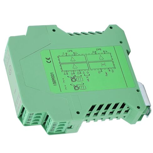 DC Signal Isolator GLG High Temperature DIN Rail Mount 1 in 2 Out 0-10V to 0-5V ABS Material in Saudi Arabia