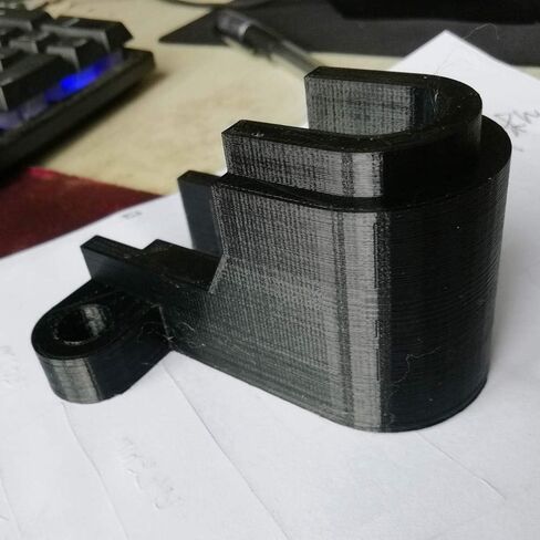 CC3D Black PC Filament 1.75 mm 3D Printer Polycarbonate Filament Black 1KG Spool 2.2LBS Dimensional Accuracy +/- 0.05mm Heat Resistant 3D Printing Material in Saudi Arabia