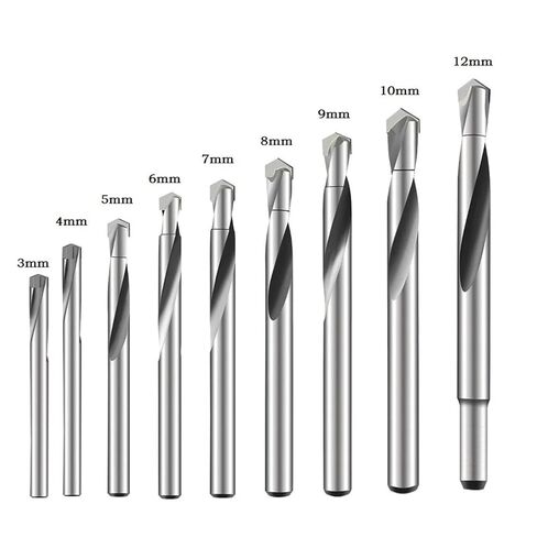 2/5pcs 3-12mm Drill Bit Carbide Steel Hard Alloy Drill Stainless Steel Abrasive Steel Cast Iron Wood Hole(9mm 2pcs) in Saudi Arabia