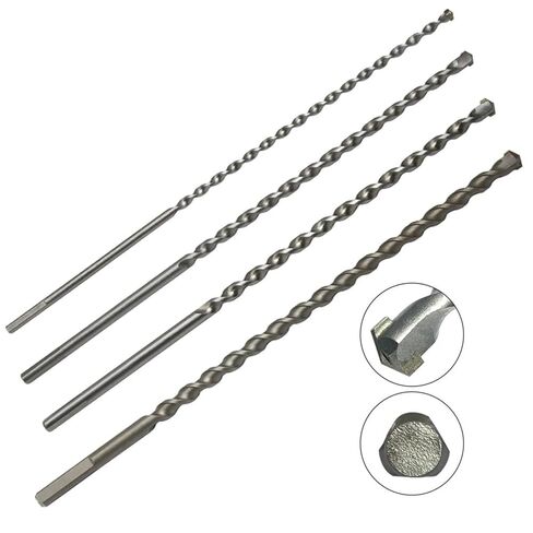 2*pcs 300mm Long Concrete Impact Drill Bit Triangle Shank 6 8 10 12 16mm Drilling Bits for Penetrating The Wall Power Tool(16x350mm) in Saudi Arabia