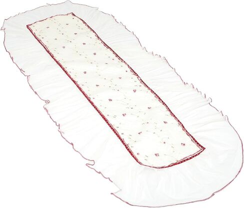 غطاء Totority Guzheng حامي من الدانتيل السميك تصميم مانع للانزلاق نمط زهور صغير قابل لإعادة الاستخدام غطاء غبار Guzheng مناسب عالمي in Kuwait