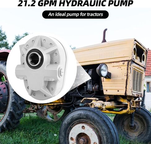 21.2GPM Hydraulic Pump for Tractors，Log Splitters and Trucks Hydraulic PTO Pump 540 RPM SAE16 2250PSI Log Splitter 6 Teeth Inlet and SAE12 Outlet for Scissor Lifts in Kuwait