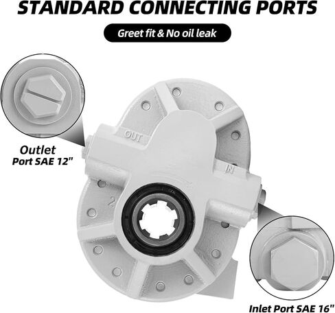 21.2GPM Hydraulic Pump for Tractors，Log Splitters and Trucks Hydraulic PTO Pump 540 RPM SAE16 2250PSI Log Splitter 6 Teeth Inlet and SAE12 Outlet for Scissor Lifts in Kuwait