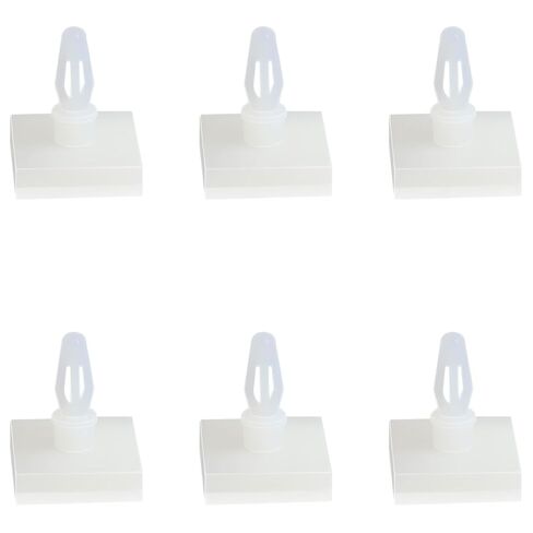 20 PCS PCB Spacer White Sticky Circuit Board Standoffs for PCB PC Board Support (Support Height: 6.3 mm / 0.25") in Saudi Arabia