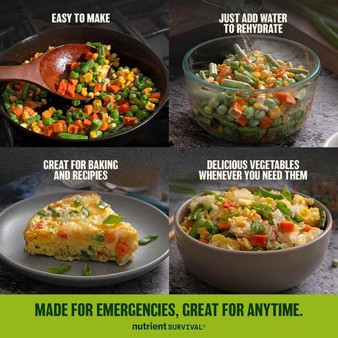 الفراولة المجففة بالتجميد – شرائح ممتازة | #10 يمكن | مدة الصلاحية 25 عامًا | طعام الطوارئ والوجبات الخفيفة النظيفة in Kuwait