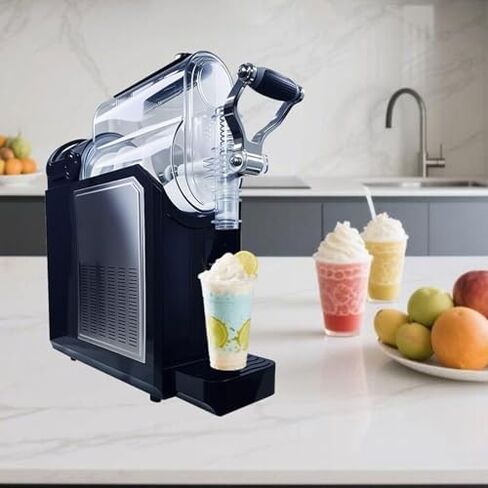Slushie Machine Commercial 200W, 3L Stainless Steel with 5 Presets and Auto-Clean, Ideal for Milkshakes, Smoothies, and Frappes in Saudi Arabia