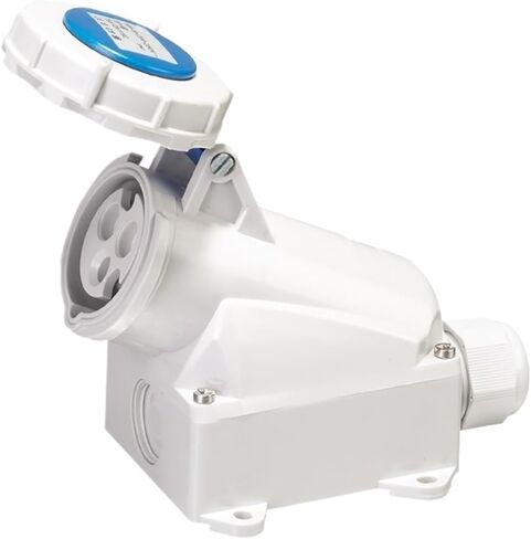 Industrial and socket connector three-phase 3-core 4P5 hole 16A/32A waterproof non-explosion-proof IP67(4P32A IP67 concealed straight) in Kuwait