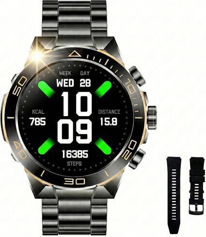 SOUYIE Luxury Smart Watch for Men Bluetooth Call, 1.43" AMOLED, iOS/Android in Kuwait