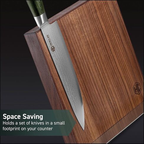 حامل كتلة سكاكين الجوز المغناطيسي من HexClad مع مغناطيسات قوية معززة للتخزين متعدد الأغراض في المنزل والمطبخ in Kuwait