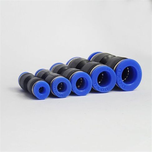1Pcs PU4 PU6 PU-8 PU10 PU12 PU14 PU16 Straight Push in Fitting Pneumatic Push to Connect Air Quick Fitting(PU10) in Saudi Arabia