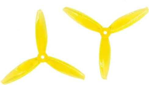 2 Pairs 3-Blade 5x4.3 Inch CW/CCW Props Fit For T5043C FPV Racing/Freestyle Drones(Clear) in Saudi Arabia