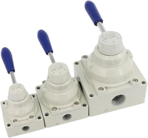 4HV210/4HV310/4HV410/4HV230/4HV330/4HV430 pneumatic three-position four-way hand valve reversing valve(4HV330 10,14mm joint) in Saudi Arabia