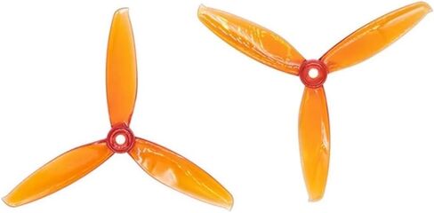 2 Pairs 3-Blade 5x4.3 Inch CW/CCW Props Fit For T5043C FPV Racing/Freestyle Drones(Clear) in Saudi Arabia