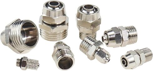 OD 4/6/8/10/12mm Hose Tube M5/1/8''/ 1/4'' 3/8'' 1/2'' Male Thread Pneumatic Fast twist Fittings Quick Joint Coupler Connector(PC8-04) in Saudi Arabia