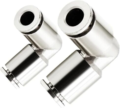 All Copper Nickel-Plated Pneumatic Quick Right Angle 90 Degree Elbow Joint PV4/6/8/10/12/16 High Pressure Resistance.(PV6) in Saudi Arabia