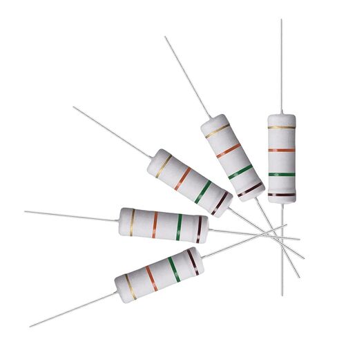 10Pcs 15K Ohm Resistor, 5W 5% Tolerance Metal Oxide Film Resistors, Shaft Lead, Flame Proof for DIY Electronic Projects and Experiments in Saudi Arabia