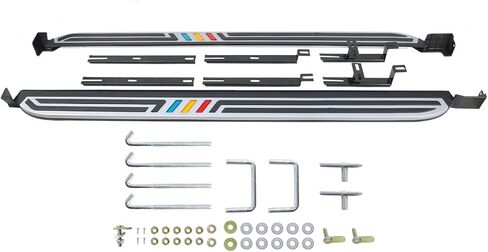 Running Boards Side Steps for Ford Explorer 4-Door 2013-2018,Aluminum Black Removable Nerf Bars 300lbs Capacity,Anti-Slip Textured Surface for Off-Road Protection in Saudi Arabia