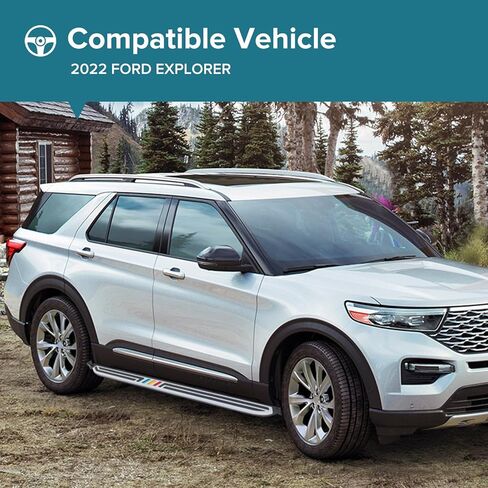 Running Boards Side Steps for Ford Explorer 4-Door 2013-2018,Aluminum Black Removable Nerf Bars 300lbs Capacity,Anti-Slip Textured Surface for Off-Road Protection in Saudi Arabia