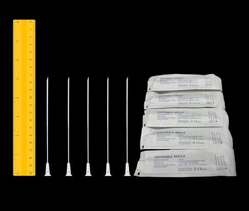 Myco Labs 16G 5 بوصة 125 مم Luer Lock للاستعمال مرة واحدة لتوزيع الرسم السائل في معمل الفطريات يستخدم طويل جدًا (25 حزمة) in Kuwait