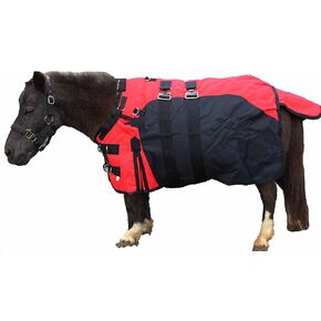 1200D Miniature Weanling Donkey Pony Horse Foal Winter Turnout Waterproof Breathable Blanket Pink 51975