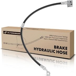 A-Premium Front Driver Brake Hydraulic Hose Compatible with Honda Models - Fit 2007-2008 - Replace# 01465SLNA00