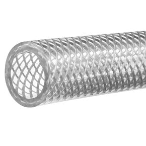 USA Sealing ZUSA-HT-42 Reinforced Height Pressure Clear FDA PVC Tubing, 1/2" ID, 5/8" OD, 25' Length
