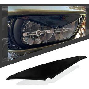 Headlight Eyebrow Eyelid Upper Tip Trim Decoration Cover Visor Decoration Sticker Mean Mug Bezel for Road Glide Limited FLTRK FLTRXSE Ultra FLTRU FLTRX Special FLTRXS CVO Road Glides15-up Accessories