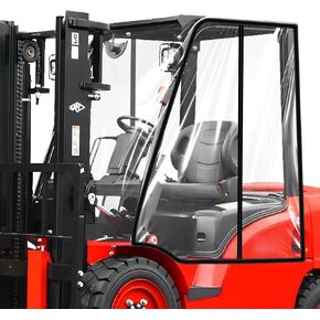 غطاء رافعة شوكية، غطاء مطر للرافعة الشوكية بسعة تصل إلى 6000 رطل، نافذة شفافة من البولي فينيل كلوريد مقاومة للرياح ومقاومة للماء، حاوية كابينة رافعة شوكية شفافة عالمية (سعة أكثر من 6000 رطل، ملاءمة عالمية) in Kuwait