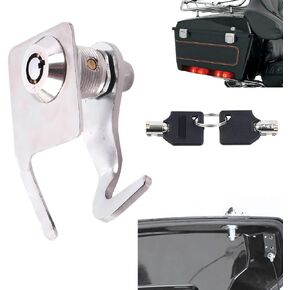 Motorcycle Locck Harley Trunk Latch Tour Pak Lock With 2 Keys Fits for Harley Davidson 1991-2013 Models With Tour Pak