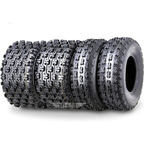 Set 4 WANDA GNCC Racing Tires 21x7-10 & 20x10-9 fit for Yamaha Raptor 350 660 700