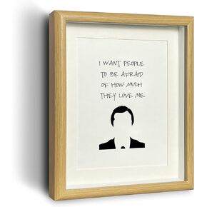 The Office Merchandise Motivational Photo Frame Wall Art The Office Quote Poster for Coworker, Friend or The Office TV Show Fans, (8" X 10")