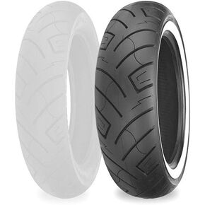 Shinko SR777 HD White Wall Bias Rear Tire - 130/90B16 73H