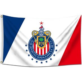 Chivas fans Guadalajara Banner Mexico Futbol Soccer Bandera La Flag Banner 3x5ft Man Cave Decor