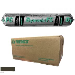 Tremco Bronze Dymonic FC High-Performance, Fast-Curing, Single-Component, Hybrid Sealant 20.3 fl/oz Sausages (960801-385), Case of 15